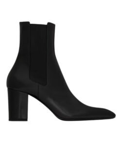 Betty Chelsea Boots aus gl?nzendem Leder 7cm