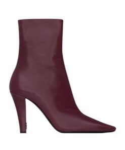 Jill Stiefeletten aus glattem Leder 9.5cm