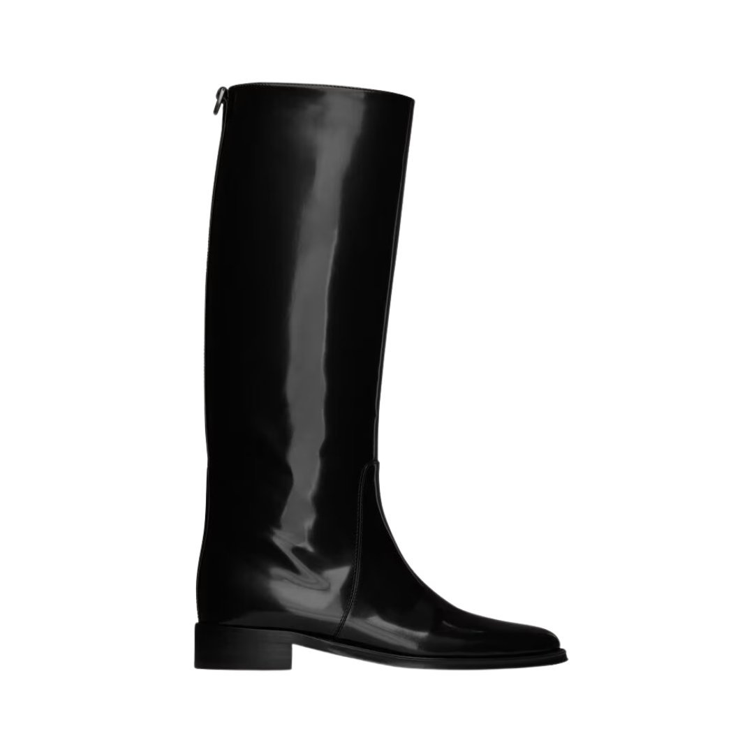 Hunt Boots aus glänzendem Leder