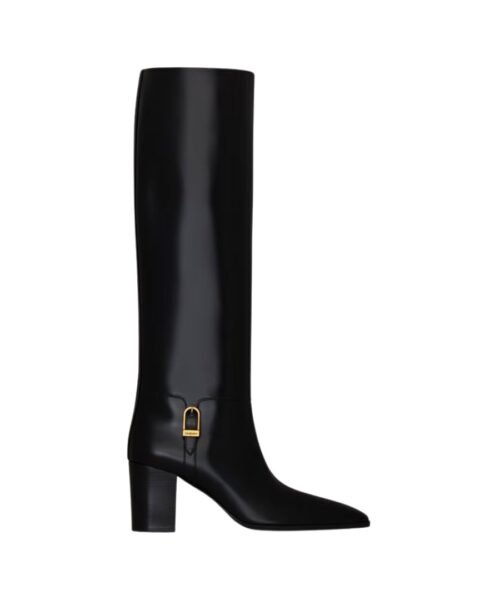 Julia Boots aus glattem Leder 7.5cm