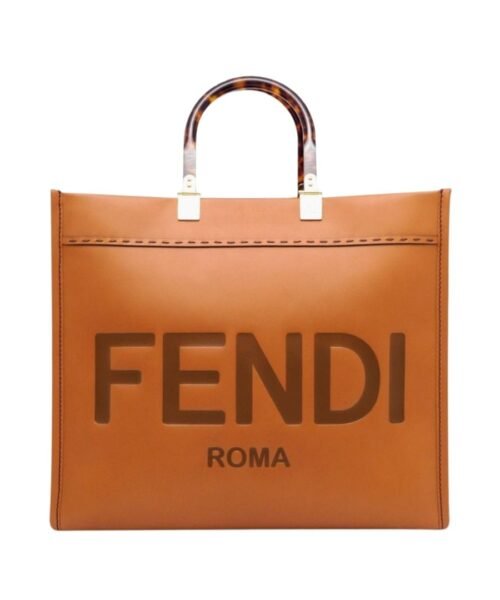 Braune Kalbsledertasche 31cm