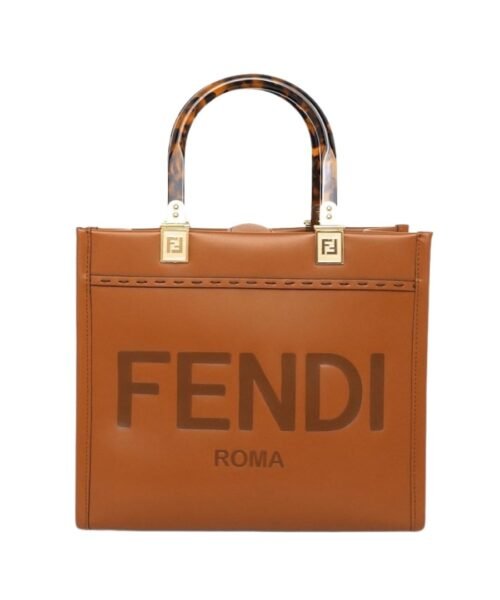 Braune Kalbsledertasche 22cm