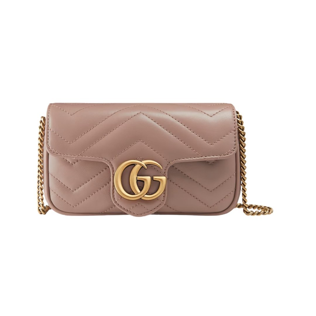 Zartrosa Super-Mini-Tasche 16.5cm