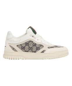 Beige und blaue GG-Canvas Re-Web