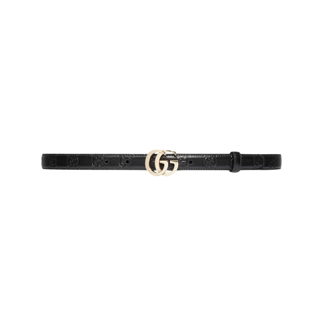Der schwarze Milano schmal 2cm
