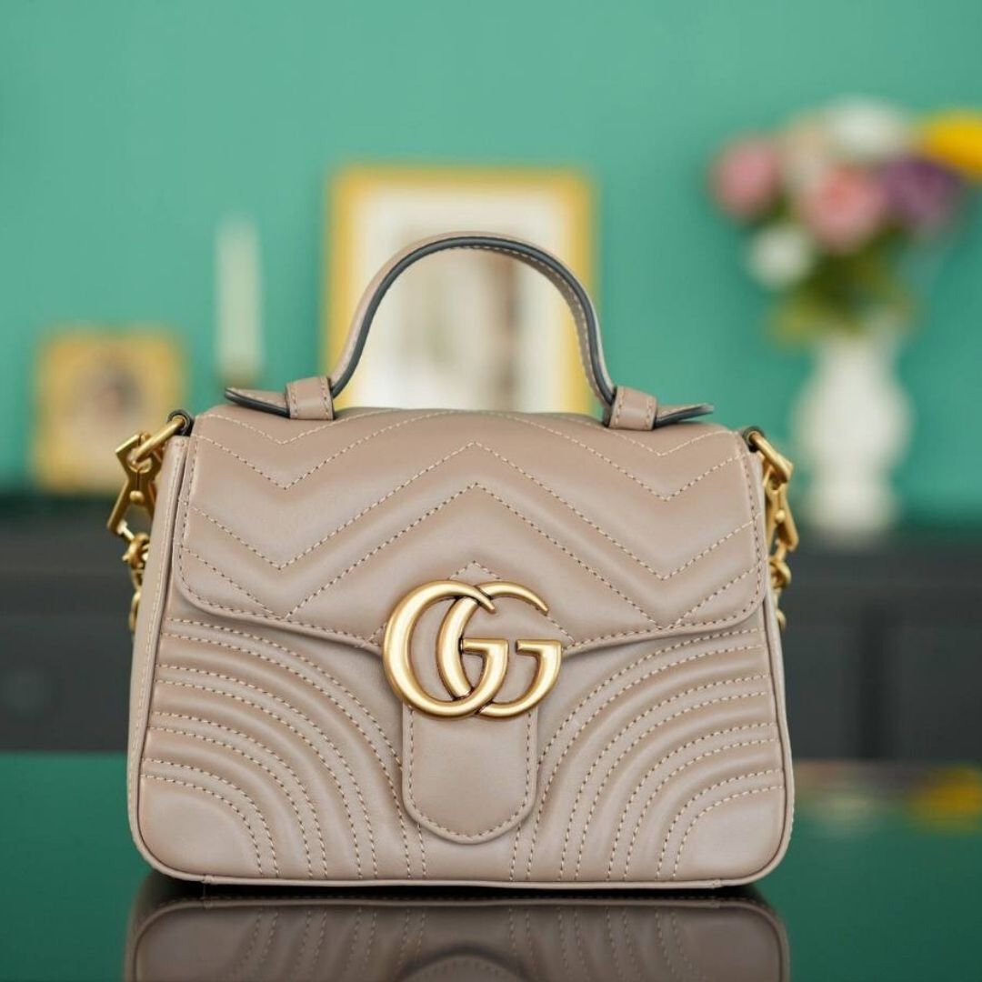 GG Marmont Beige 27 cm – Bild 4