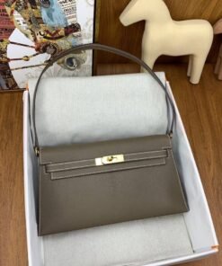 Alternative view of Madame Calfskin Kelly Elan Beige 28 cm