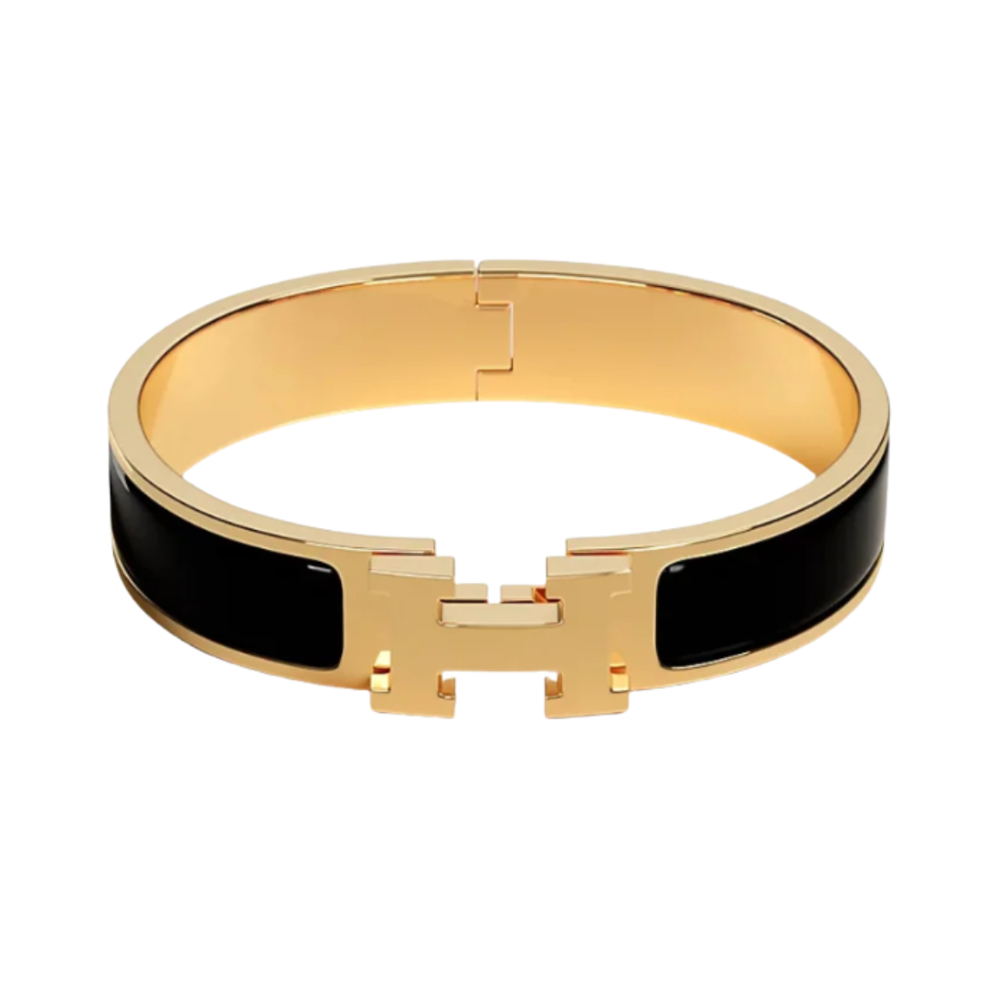 Clic H Schwarz/Gold