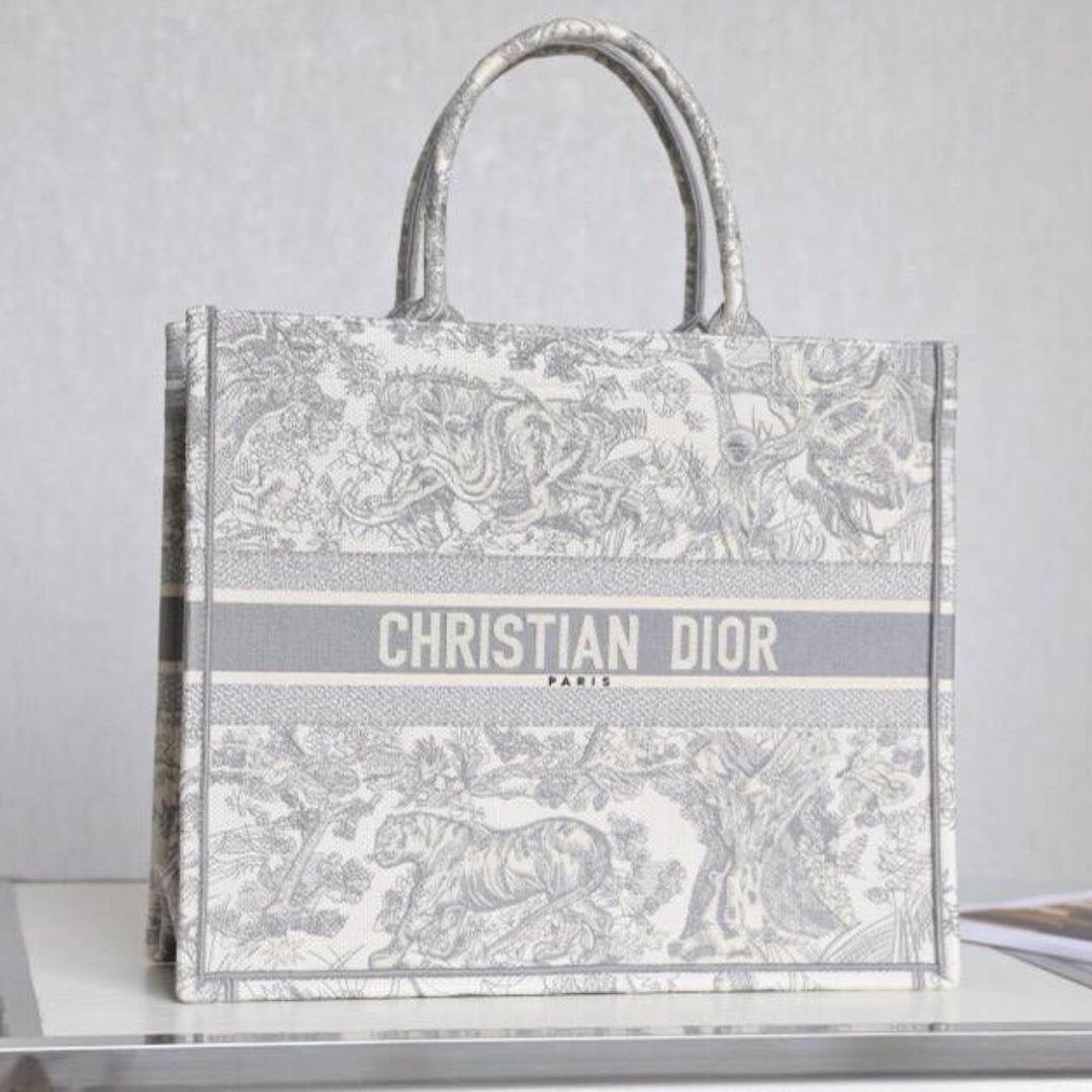 Book Tote Grau/Ecru 42 cm – Bild 2