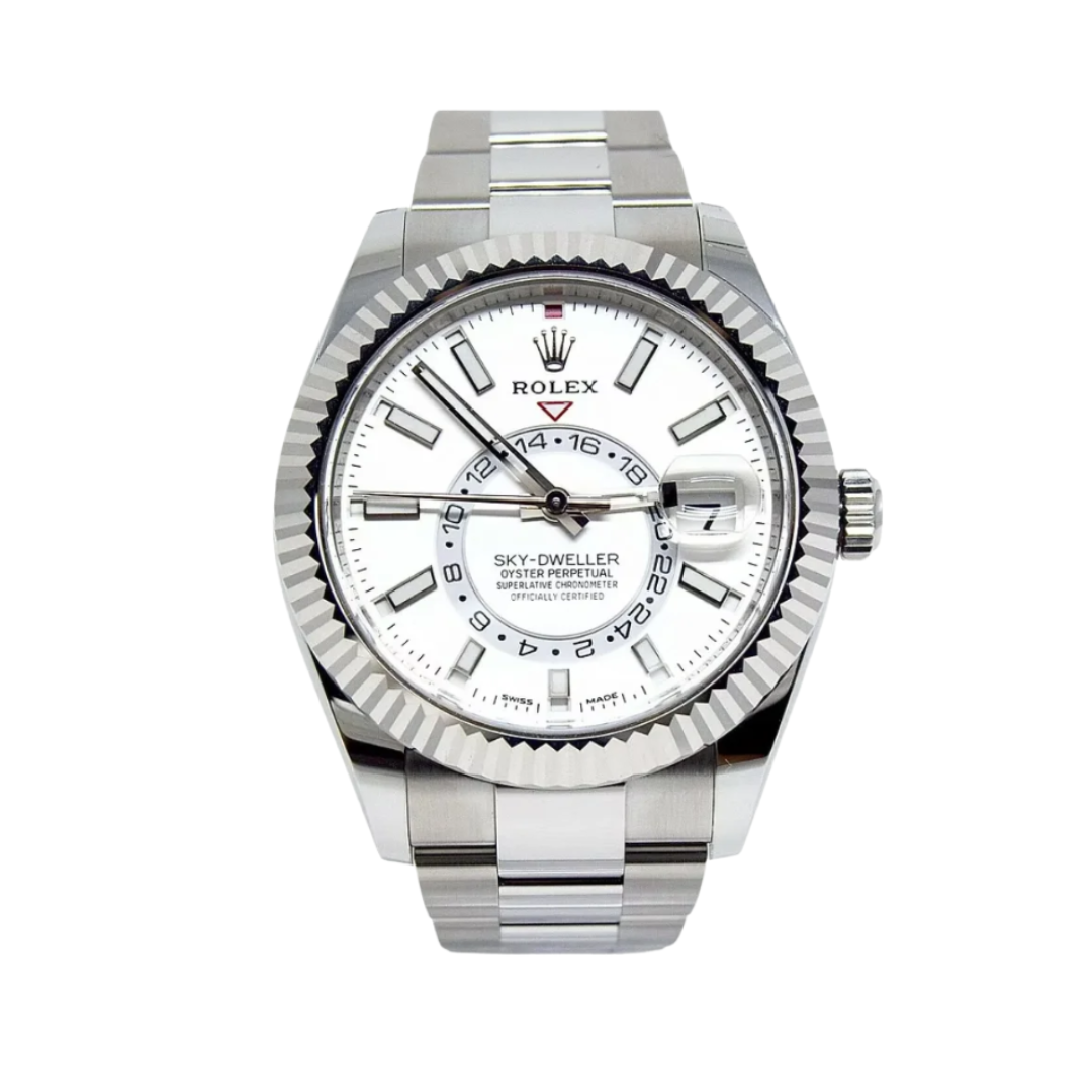 Sky Dweller Silbern/Weiß 42 mm