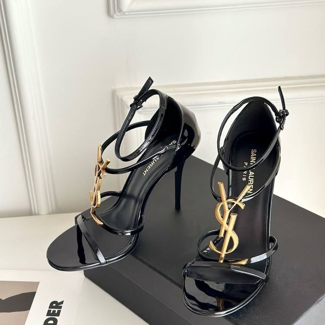Cassandra Lackleder Schwarz 10 cm – Bild 5