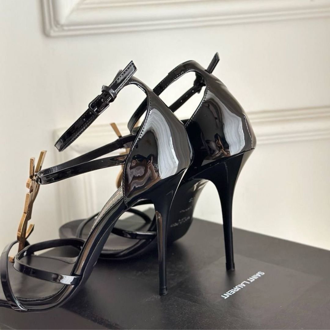 Cassandra Lackleder Schwarz 10 cm – Bild 4