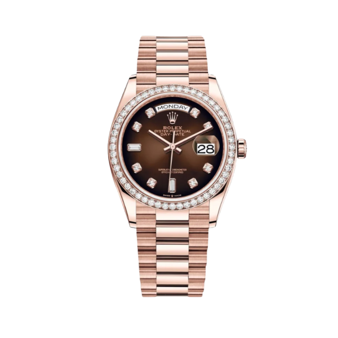 Day-Date Braun/Gold 36 mm