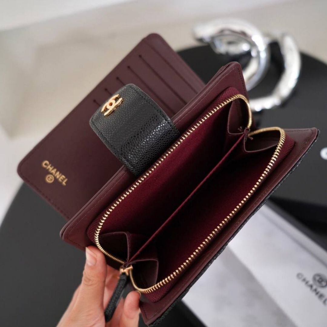 Geldtasche Schwarz 18 cm – Bild 3