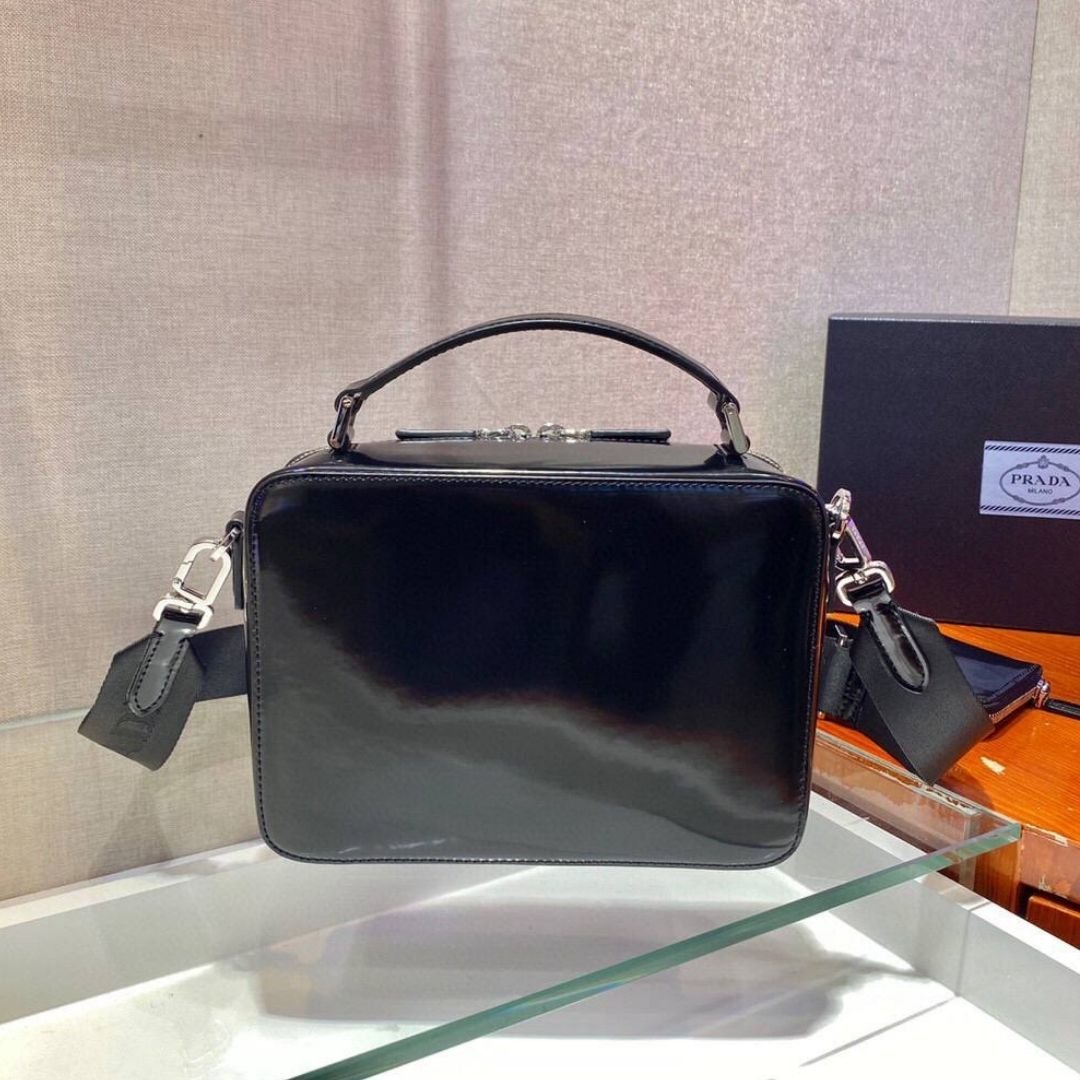 Brique Saffiano Schwarz 22 cm – Bild 7