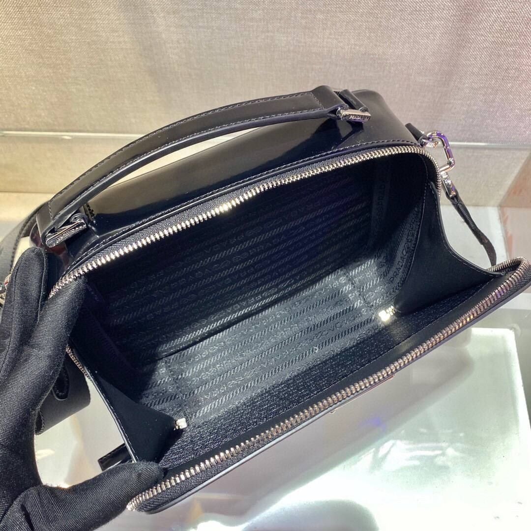 Brique Saffiano Schwarz 22 cm – Bild 5