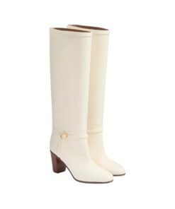 Alternative view of Pattie Kalbsleder Stiefel Elfenbein 75cm