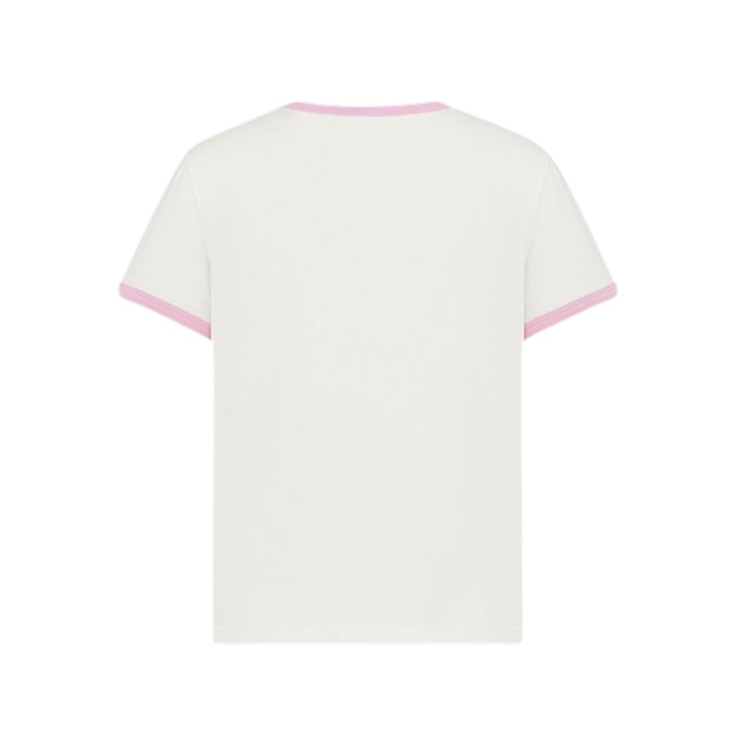 T-Shirt Weiß, zwart – Bild 2