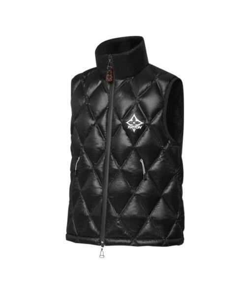 Alternative view of Diamond Ripstop Daunenweste Schwarz