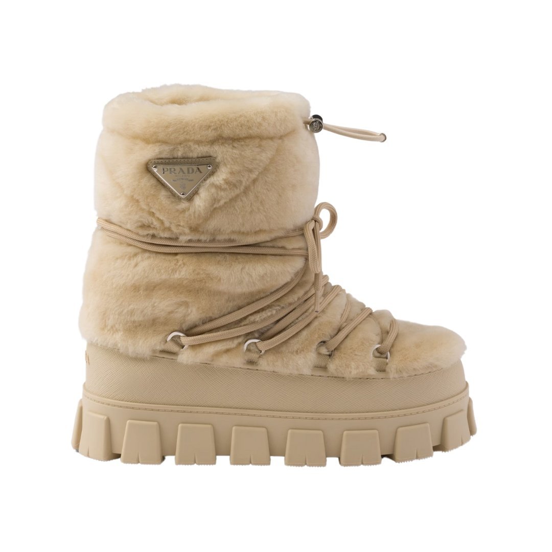 Après-Ski-Stiefel aus Shearling – Bild 2