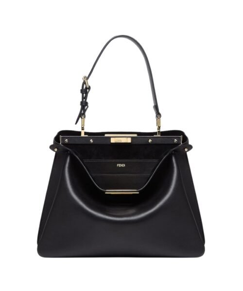 Alternative view of Schwarze Ledertasche 25.5cm