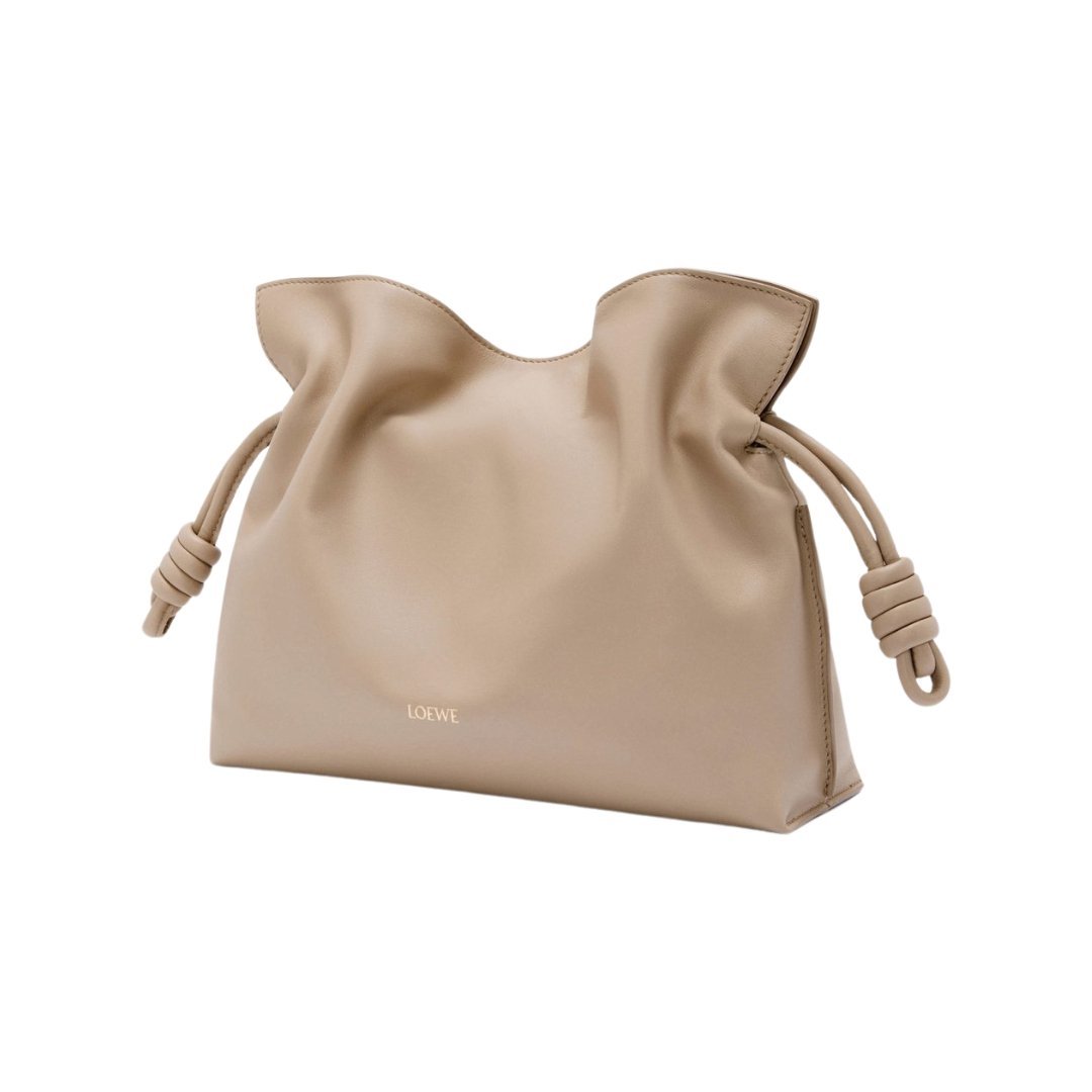 Clutch aus Nappa-Kalbsleder Sand 24.5cm – Bild 2