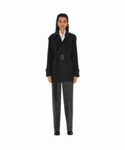 Alternative view of Trenchjacke Schwarz