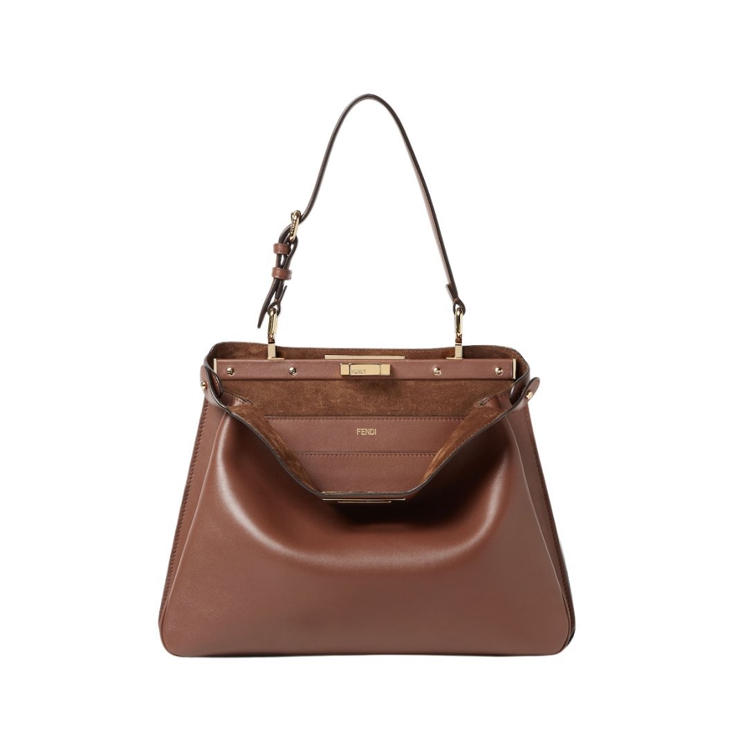 Braune Ledertasche 25.5cm – Bild 2
