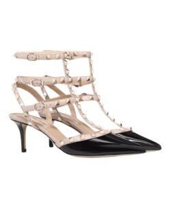 Alternative view of Rockstud Caged Pumps Puder 65cm