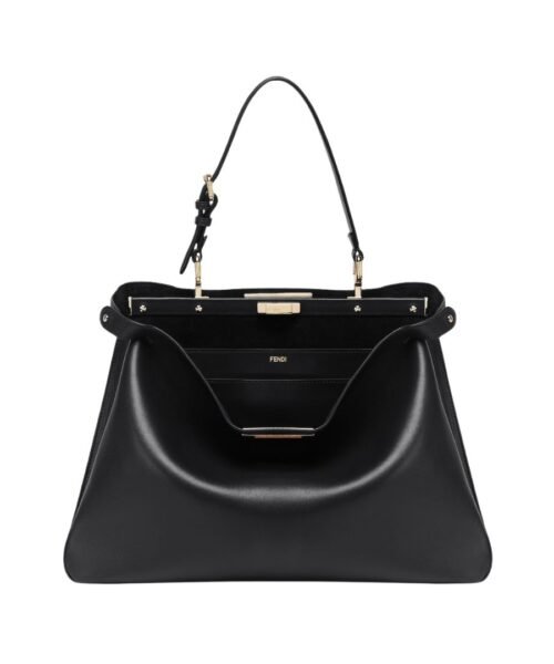 Alternative view of Schwarze Ledertasche 25.5cm