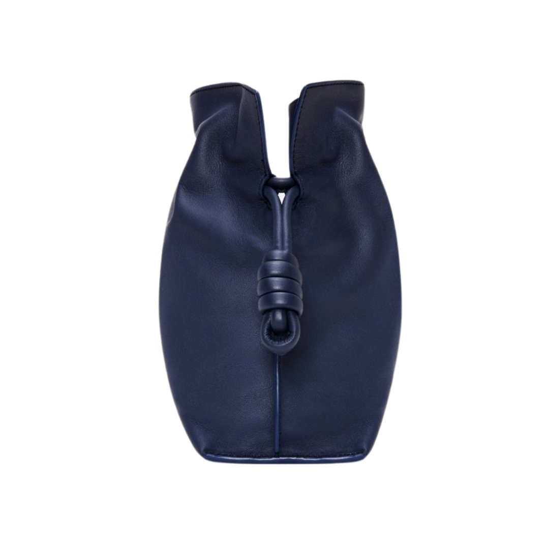 Clutch aus Nappa-Kalbsleder Abgründiges Blau 24.5cm – Bild 2