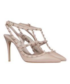 Alternative view of Rockstud Ankle Strap Pumps Puder 100cm