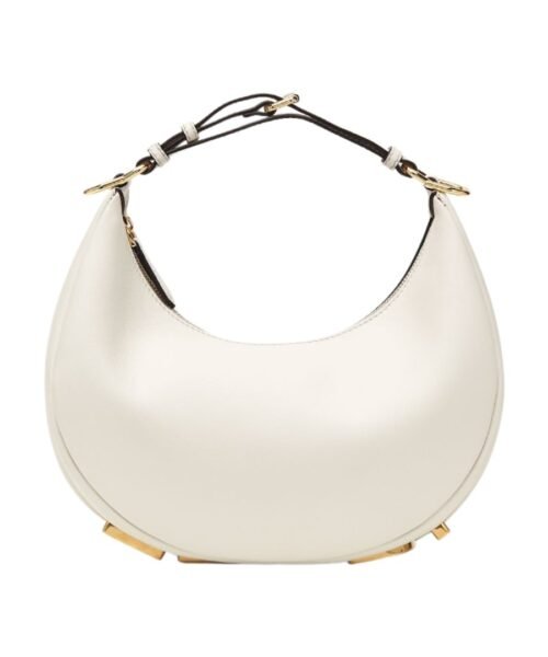 Alternative view of Mini weiße Ledertasche 13cm