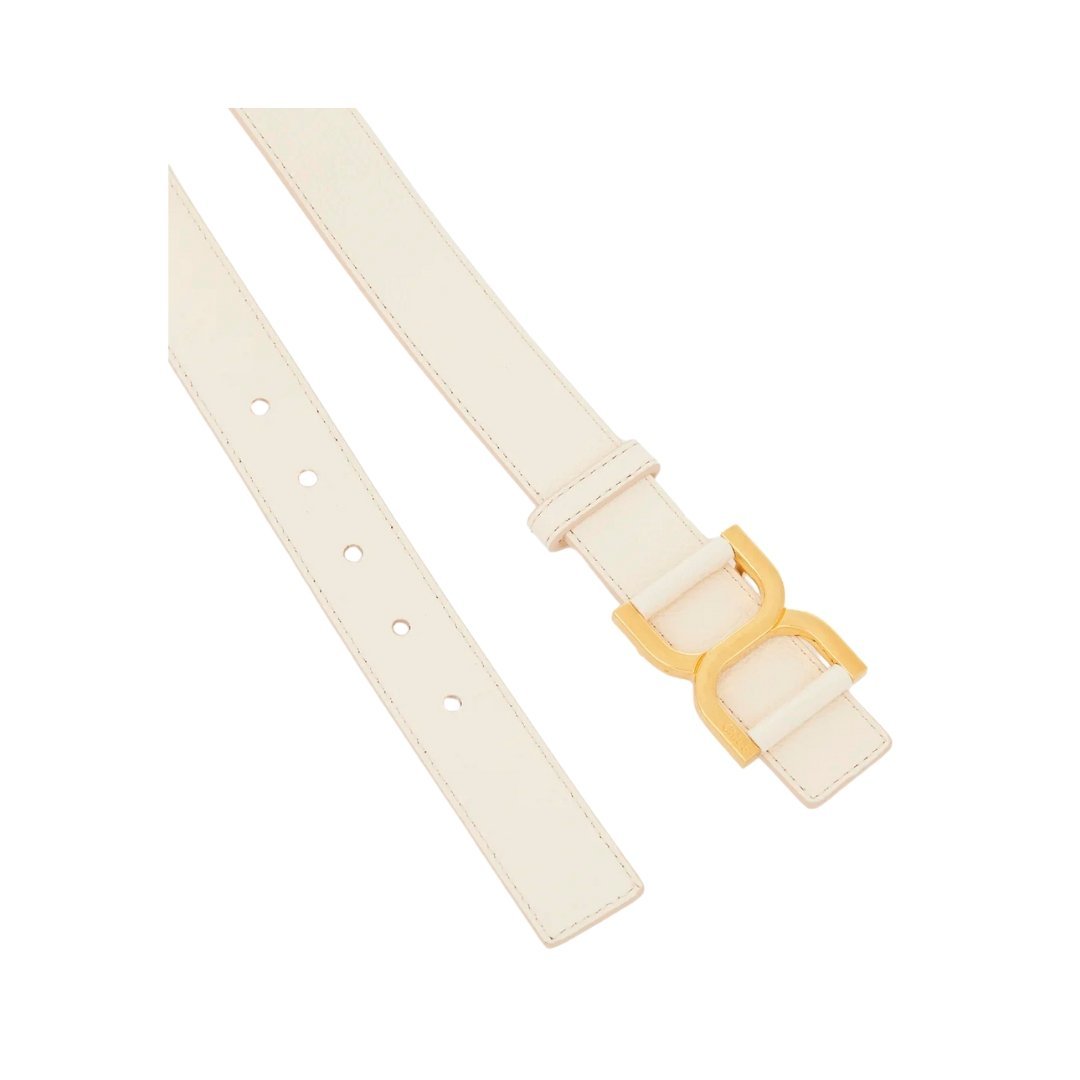C Milchbraunes Leder 3cm – Bild 2