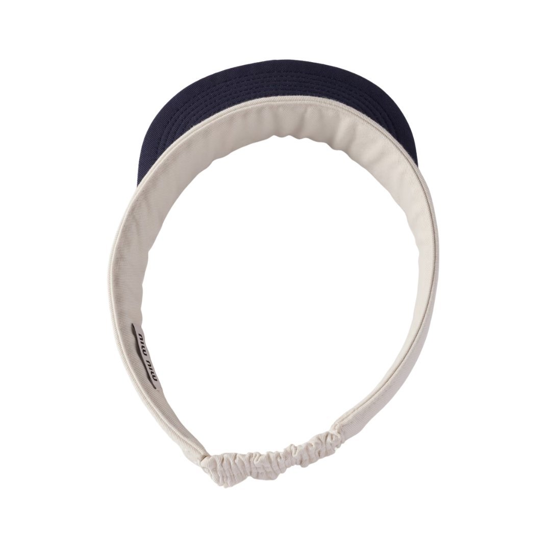Drill Visor Kreideweiß/Blau – Bild 2