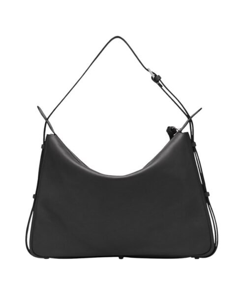 Alternative view of Schwarze Ledertasche  28cm