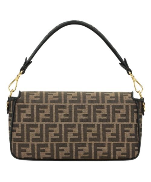 Alternative view of FF-Tasche aus braunem Stoff  15cm