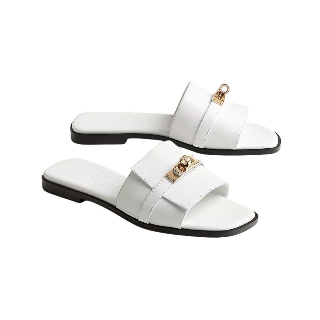 Giulia Sandal Weiß/Schwarz – Bild 2