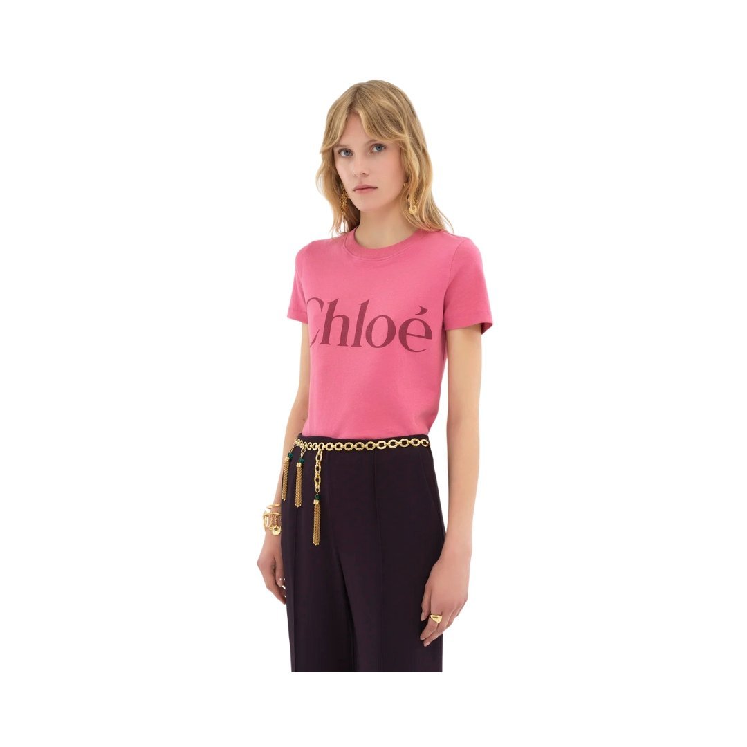 T-Shirt Zartrosa – Bild 2