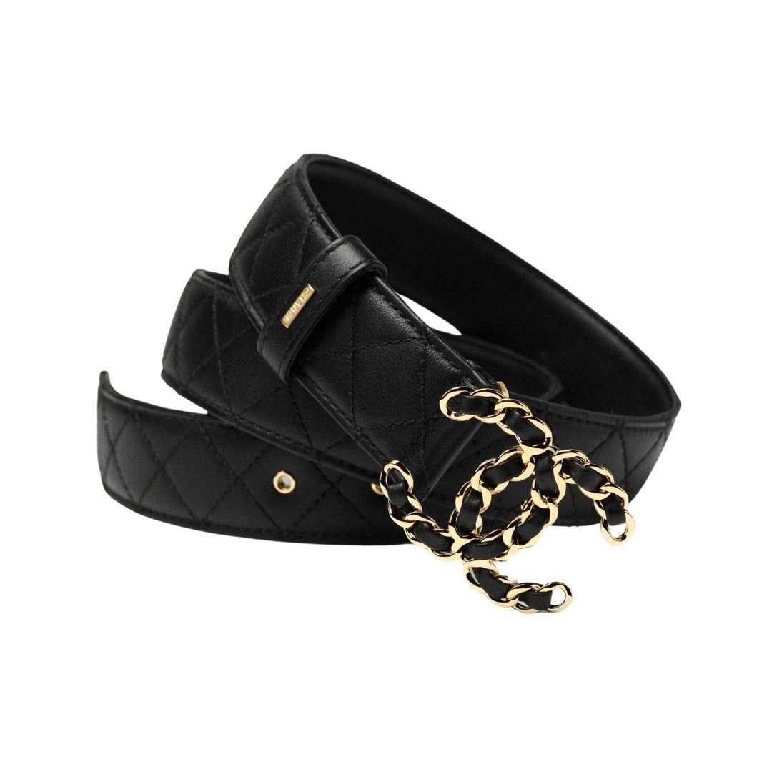 Belt Schwarz/Goldfarben – Bild 2