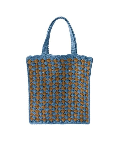 Alternative view of Crochet Himmelblau/Karamell 38 cm