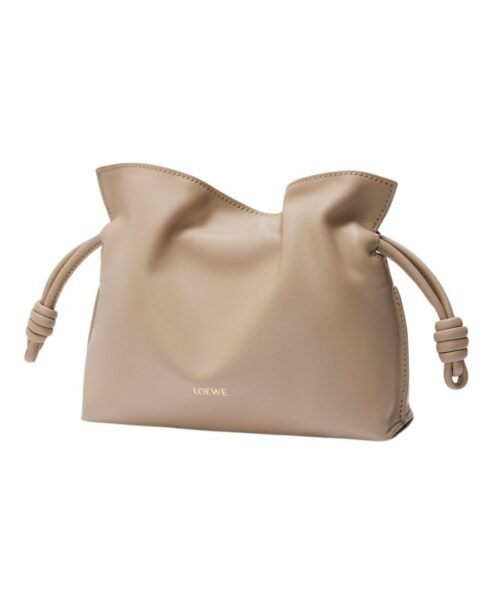 Alternative view of Clutch aus Nappaleder in Sandfarben 18cm