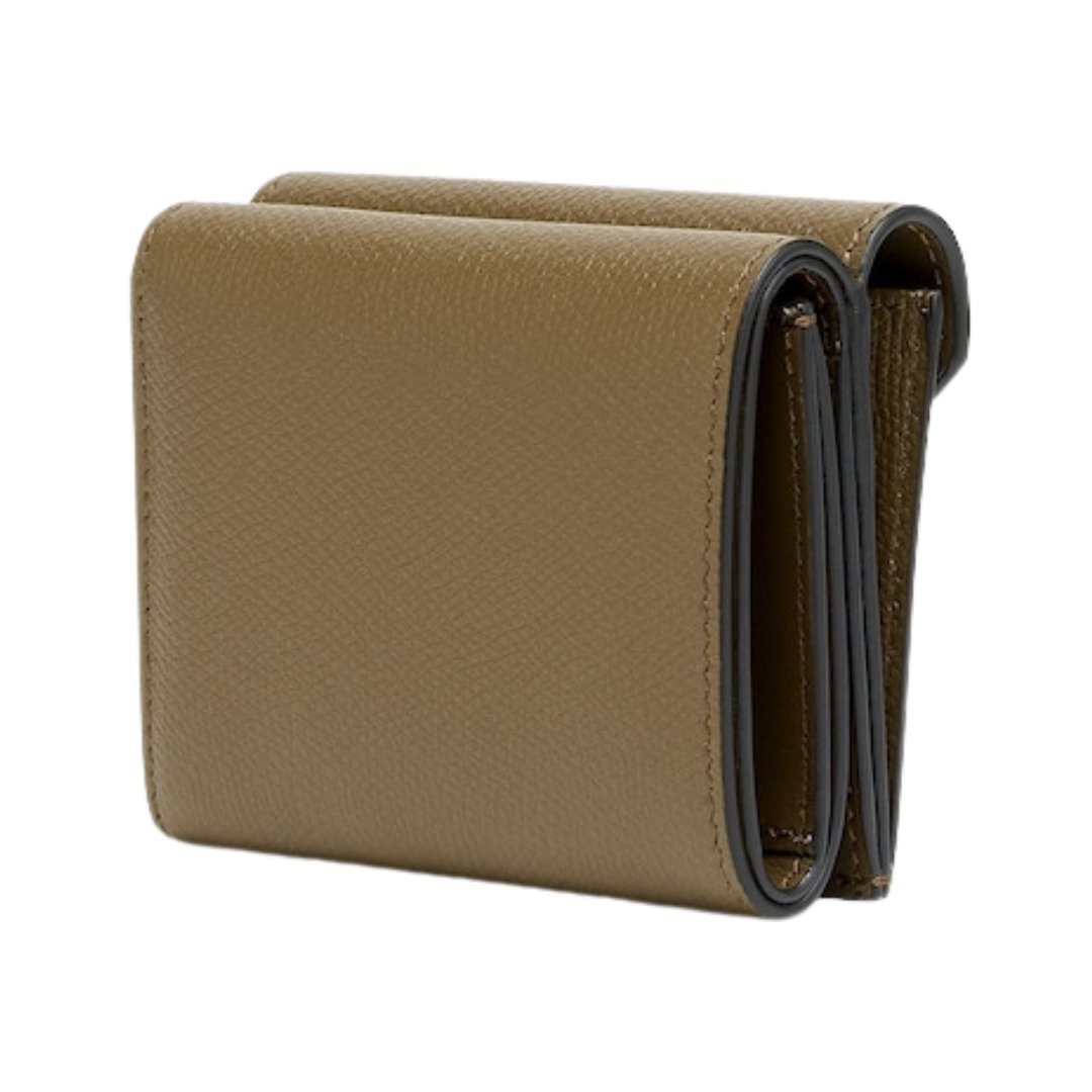 Brieftasche aus grünem Leder 8cm – Bild 2