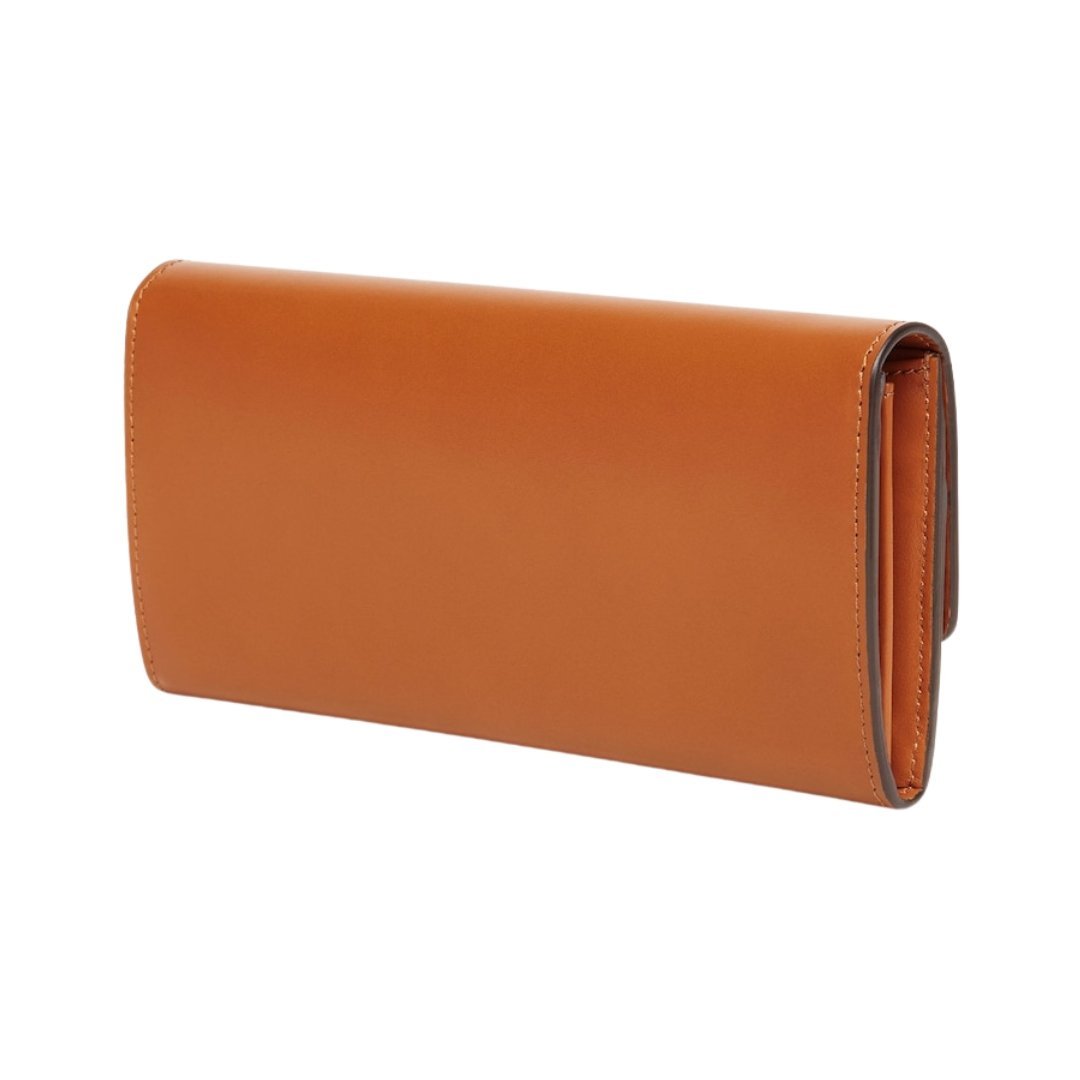 Brieftasche aus braunem Leder 9cm – Bild 2