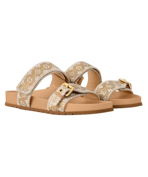 Alternative view of Bom Dia Flat Beige/Gold