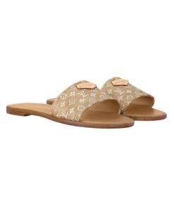 Alternative view of Lily Flat Mule Beige/Braun