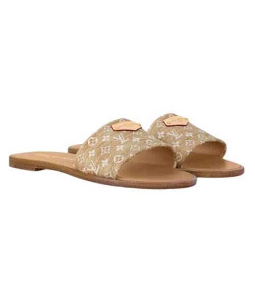 Alternative view of Lily Flat Mule Beige/Braun