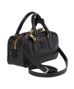 Alternative view of Arcadie-Leder-Mini Schwarz  10.5cm