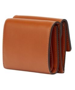 Alternative view of Brieftasche aus braunem Leder 7.5cm