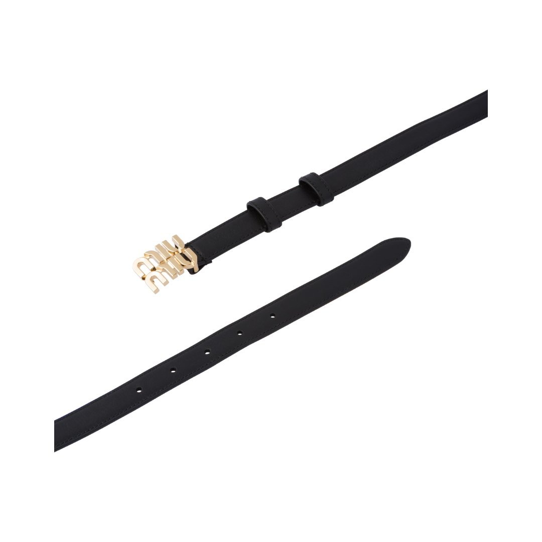 Schwarz Leder 2.5cm – Bild 2